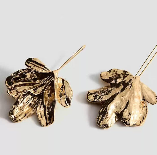 Mango Leaf Shaped Drop Earrings for Womens